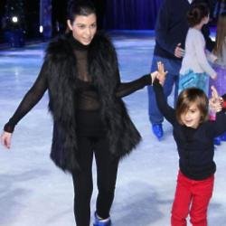 Kourtney Kardashian and son Mason