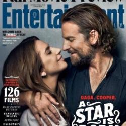 Lady Gaga and Bradley Cooper in Entertainment Weekly