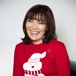 Lorraine Kelly wearing her Christmas Jumper Day outfit