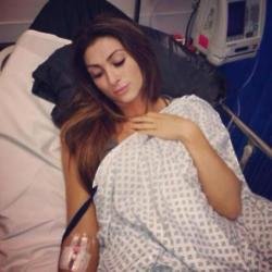 Luisa Zissman in hospital