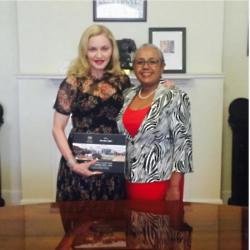 Madonna and Margaret Kenyatta (c) Instagram