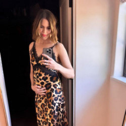 Pregnant Mandy Moore is battling a skin condition she says is the ‘pits’ as she awaits the arrival of her third child