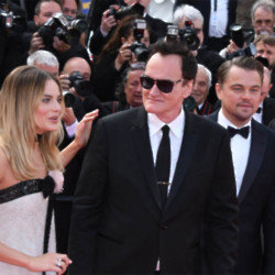Margot Robbie, Quentin Tarantino and Brad Pitt