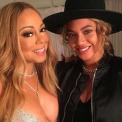 Mariah Carey and Beyonce 