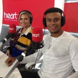 Megan Barton Hanson and Wes Nelson on Heart London Breakfast