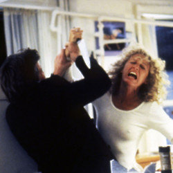 Michael Douglas and Glenn Close in Fatal Attraction