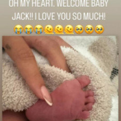 Justin Bieber picked out Hailey's nails for the birth of their son