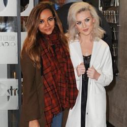 Perrie Edwards with Little Mix bandmate Jade Thirlwall