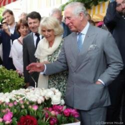 Prince Charles and Camilla, Duchess of Cornwall in Nice (c) Clarence House/Twitter