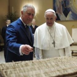 Prince Charles with Pope Francis