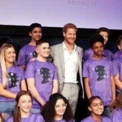 Prince Harry at the NYMS via Carmel King/The Diana Award (c)