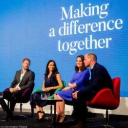 Prince Harry, Meghan Markle, Duchess Catherine and Prince William (c) Kensington Palace/Twitter