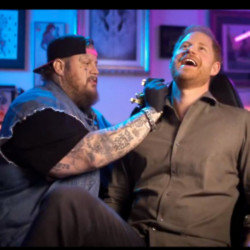 Prince Harry seemingly got a tattoo from Jelly Roll