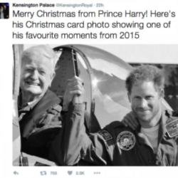 Prince Harry with war veteran Tom Neil (c) Twitter