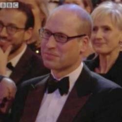 Prince William at the BAFTAs (c) BBC 