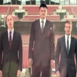 Prince William, Beckham and Yao Ming