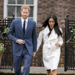 Meghan Markle wearing The Meghan at her and Prince Harry's photocall