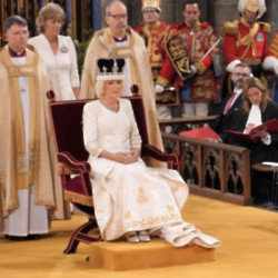 Queen Camilla was crowned after her husband
