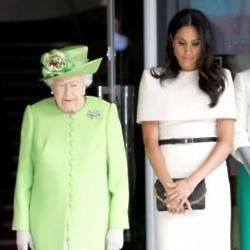 Queen Elizabeth and the Duchess of Sussex