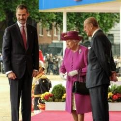 Queen Elizabeth and King Felipe VI