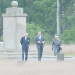 Queen Elizabeth at Bergen-Belsen