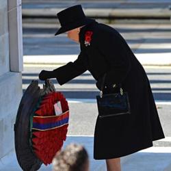 Queen Elizabeth on Remembrance Sunday