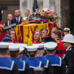 Queen Elizabeth's coffin was taken to Westminster Abbey for her state funeral.