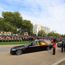 Queen Elizabeth's coffin has reached Windsor