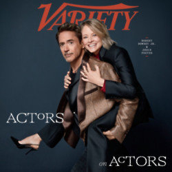 Robert Downey Jr. and Jodie Foster for Variety's Actors on Actors (c) Mary Ellen Matthews