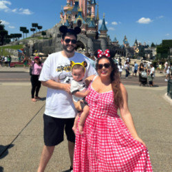 Scarlett Moffatt took her son Jude to Disneyland Paris to celebrate his first birthday