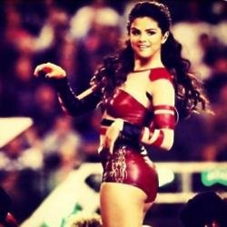 Selena Gomez at the Thanksgiving game 