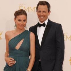 Seth Meyers and Alexi Ashe 