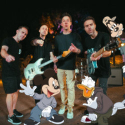 Simple Plan rock with Mickey and Friends