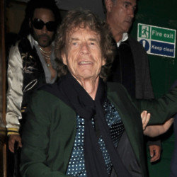 Sir Mick Jagger at his birthday party
