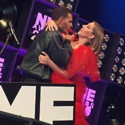 Slowthai and Katherine Ryan at the NME Awards