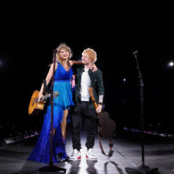 Taylor Swift and Ed Sheeran performed a mashup during the acoustic section of the show