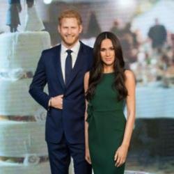 The Duke and Duchess of Sussex's wax figures at Madame Tussauds London