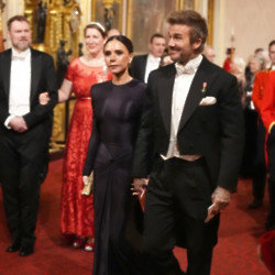 Victoria Beckham David Beckham got an invite to a state banquet at Buckingham Palace