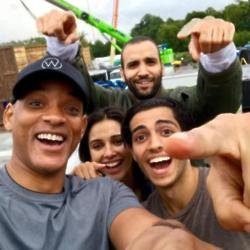 Will Smith, Mena Massoud, Naomi Scott, Marwan Kanzari (c) Facebook