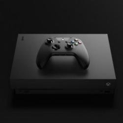 Xbox One X console