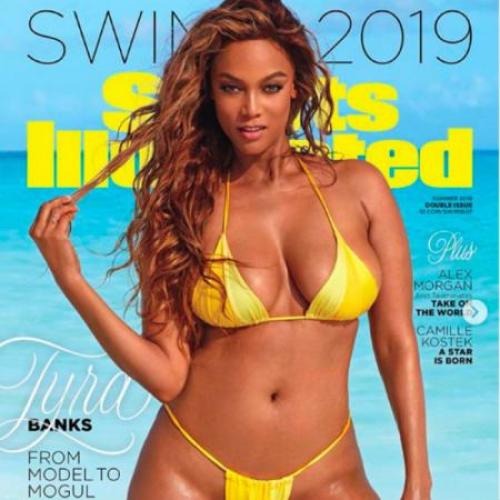 Tyra Banks paid homage to 80s supermodels in Sports Illustrated