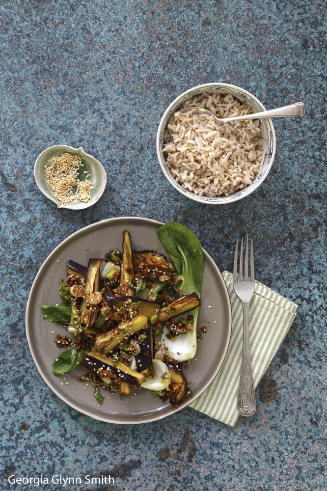 Asian Aubergine Salad