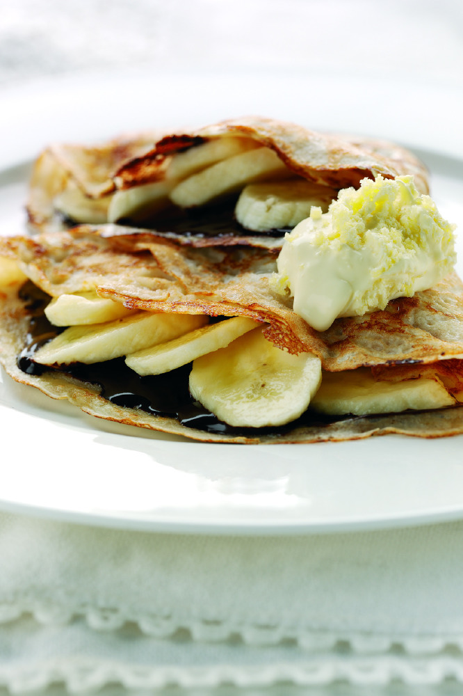 Chocolate and Banana Pancakes