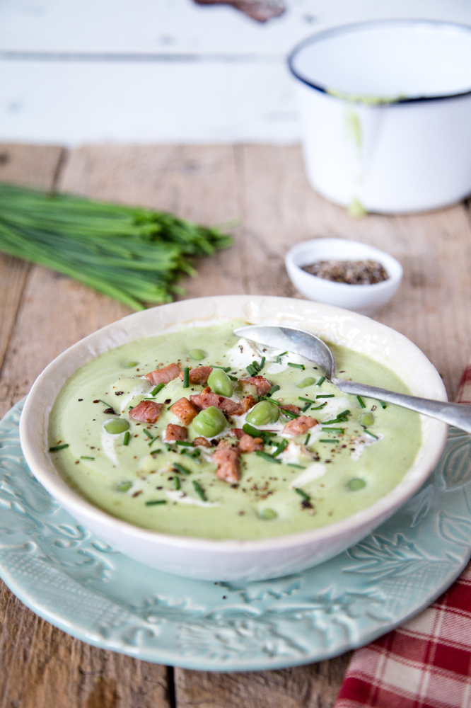 Creamed Pea Soup With Leftover Turkey