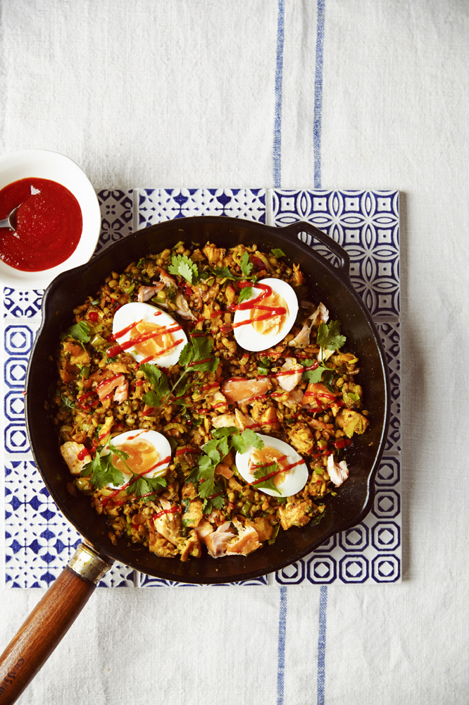 Hot Smoked Salmon & Coconut Oil Kedgeree