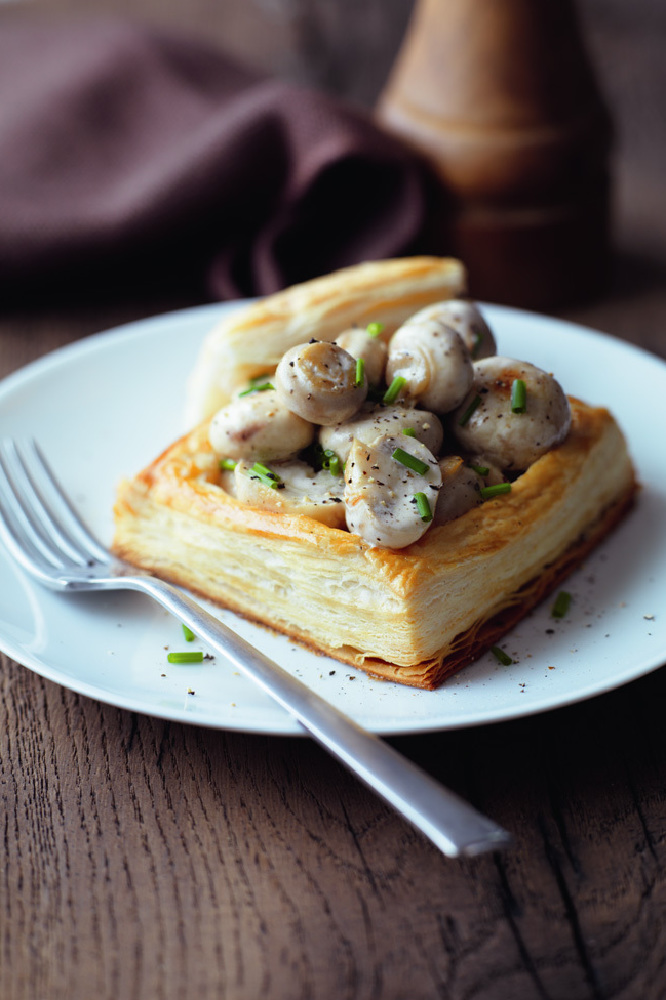 Puffed Up Mushroom Tarts