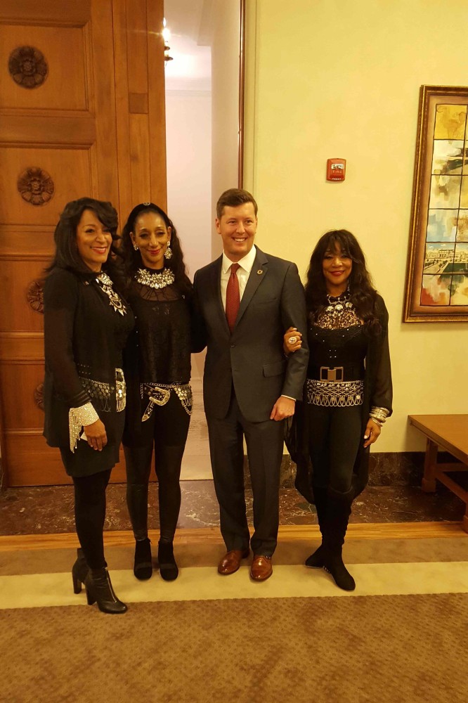 Sister Sledge with Hon. Patrick Murphy