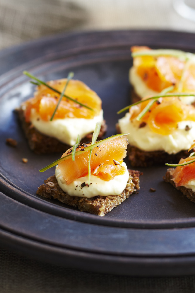 Smoked Salmon On Soda Bread