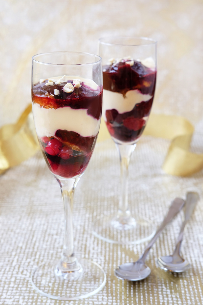 Fruity Trifle with Cashew Cream