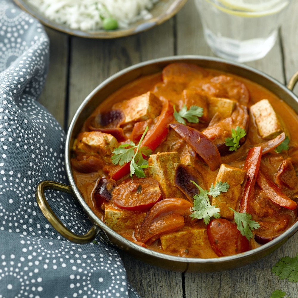 Vegan Tikka with Pea Rice